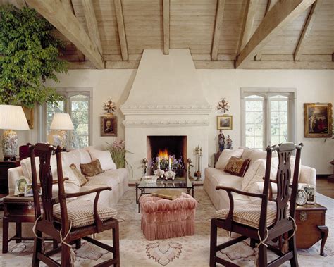 tudor style living room